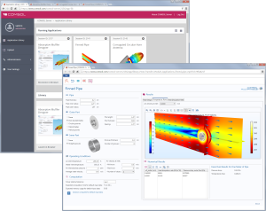 COMSOL_Server_5.2_Browser_finned_pipe